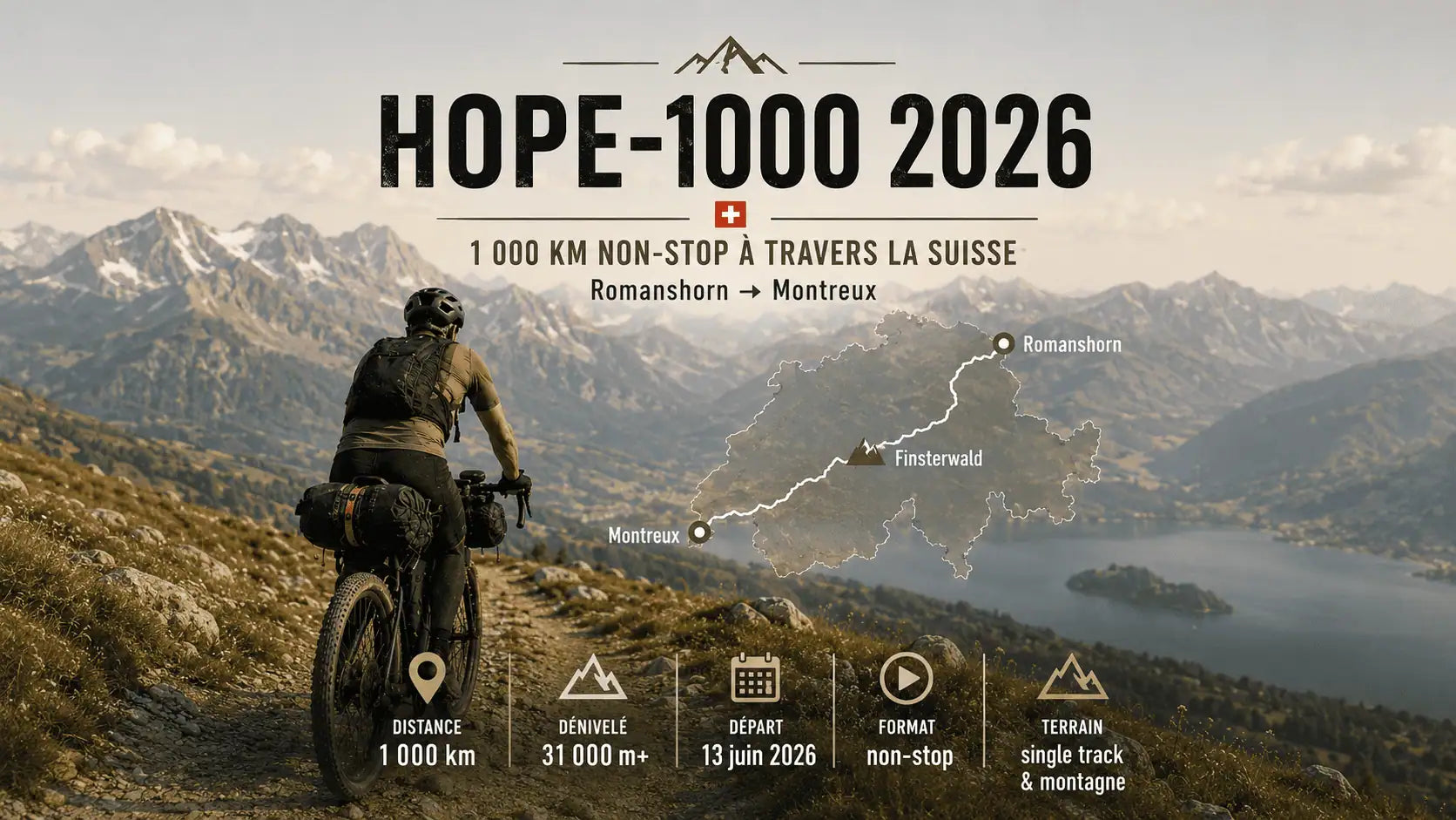 Hope-1000 2026 : 1 000 km non-stop à travers la Suisse