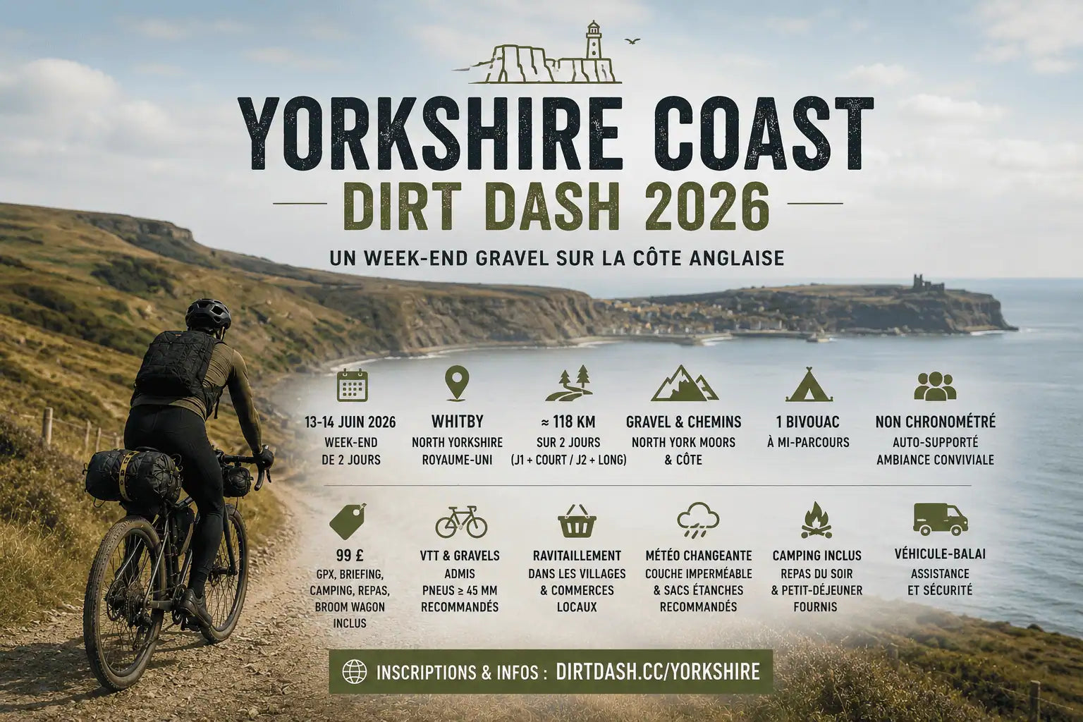 Yorkshire Coast Dirt Dash 2026 : un week-end gravel sur la côte anglaise Image