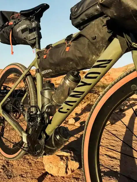 le teste des sacoches de cadres vélo Image