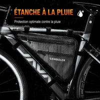 Sacoche Triangle Cadre Vélo Imperméable 10L