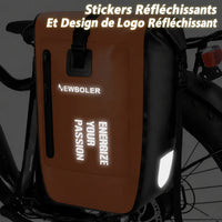Sacoche double vélo porte-bagage imperméable 27L