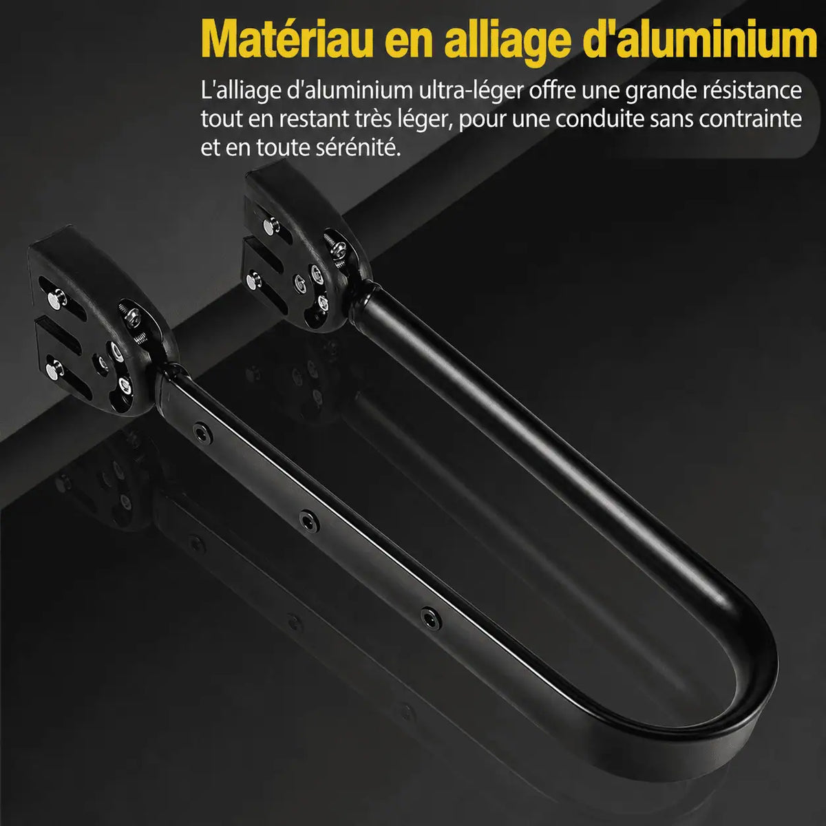 Sacoche vélo porte-bagages support 10L noir