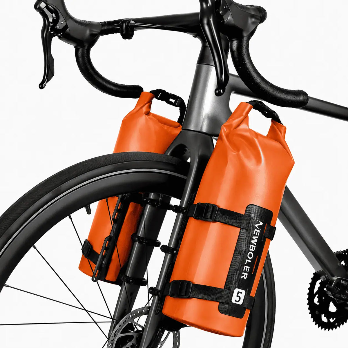 Sacoche fourche vélo 5L étanche