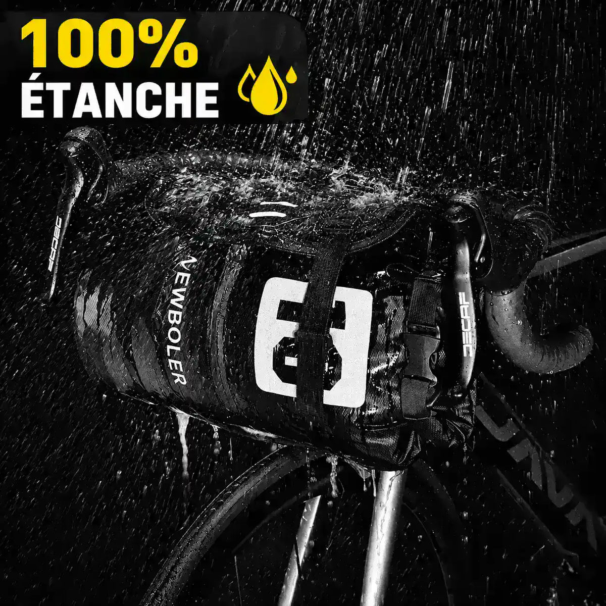 Sacoche Vélo Guidon Étanche 10L