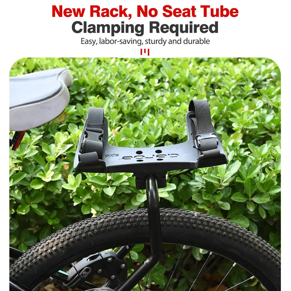 Porte-bagage vélo arrière bikepacking universel | charge 50 kg