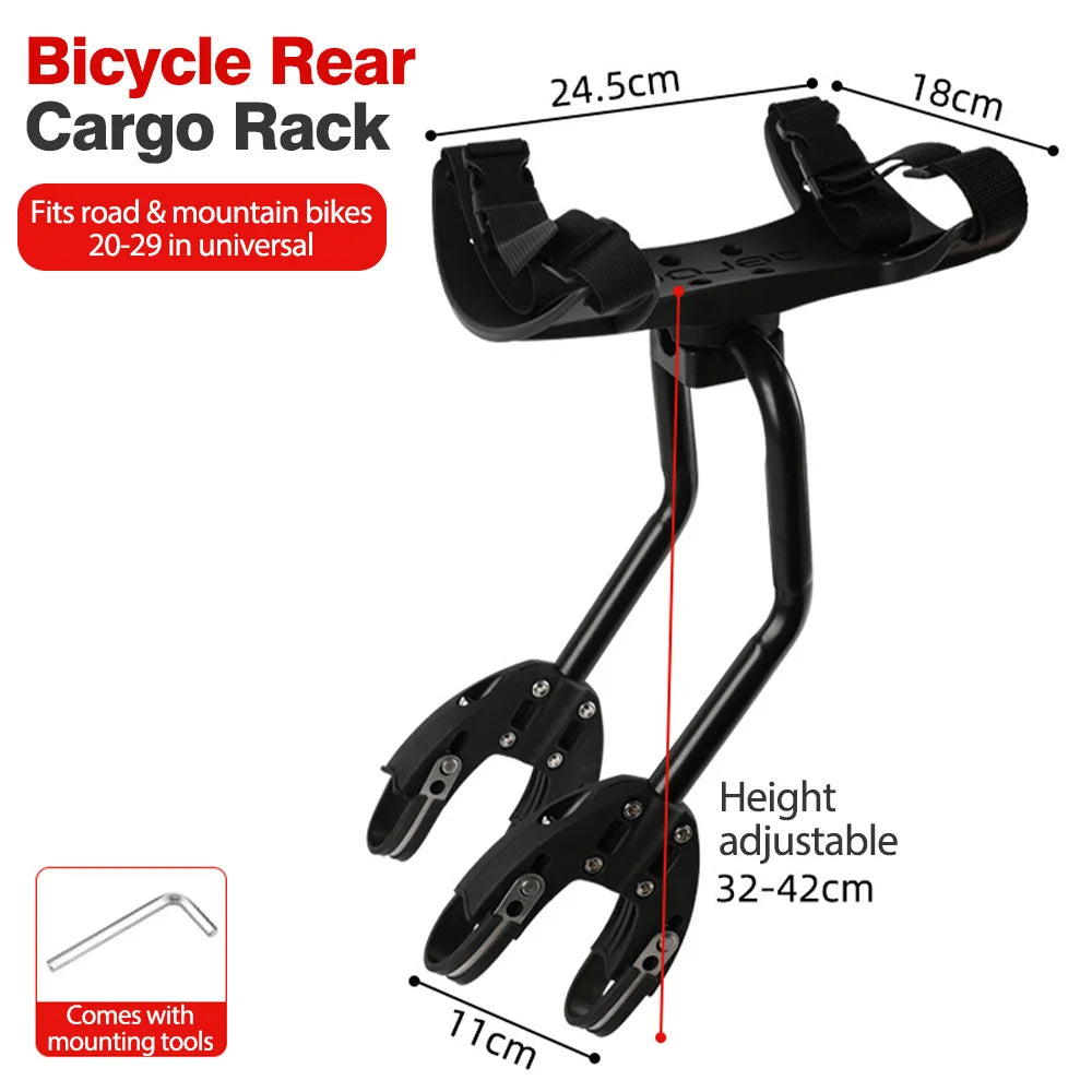 Porte-bagage vélo arrière bikepacking universel | charge 50 kg
