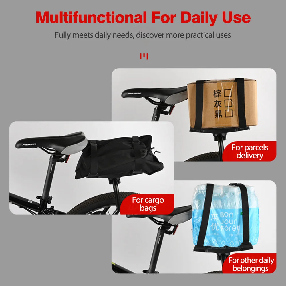 Porte-bagage vélo arrière bikepacking universel | charge 50 kg