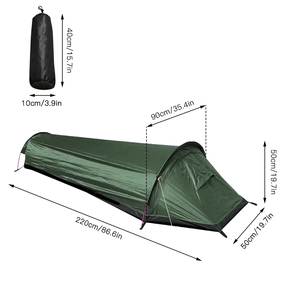Tente vélo Bikepacking, Bivouac, Ultra légère | 830 g