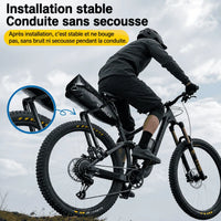 Sacoche vélo porte-bagages support 10L noir