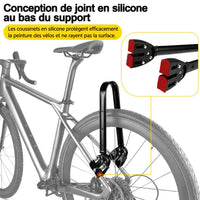 Sacoche vélo porte-bagages support 10L noir