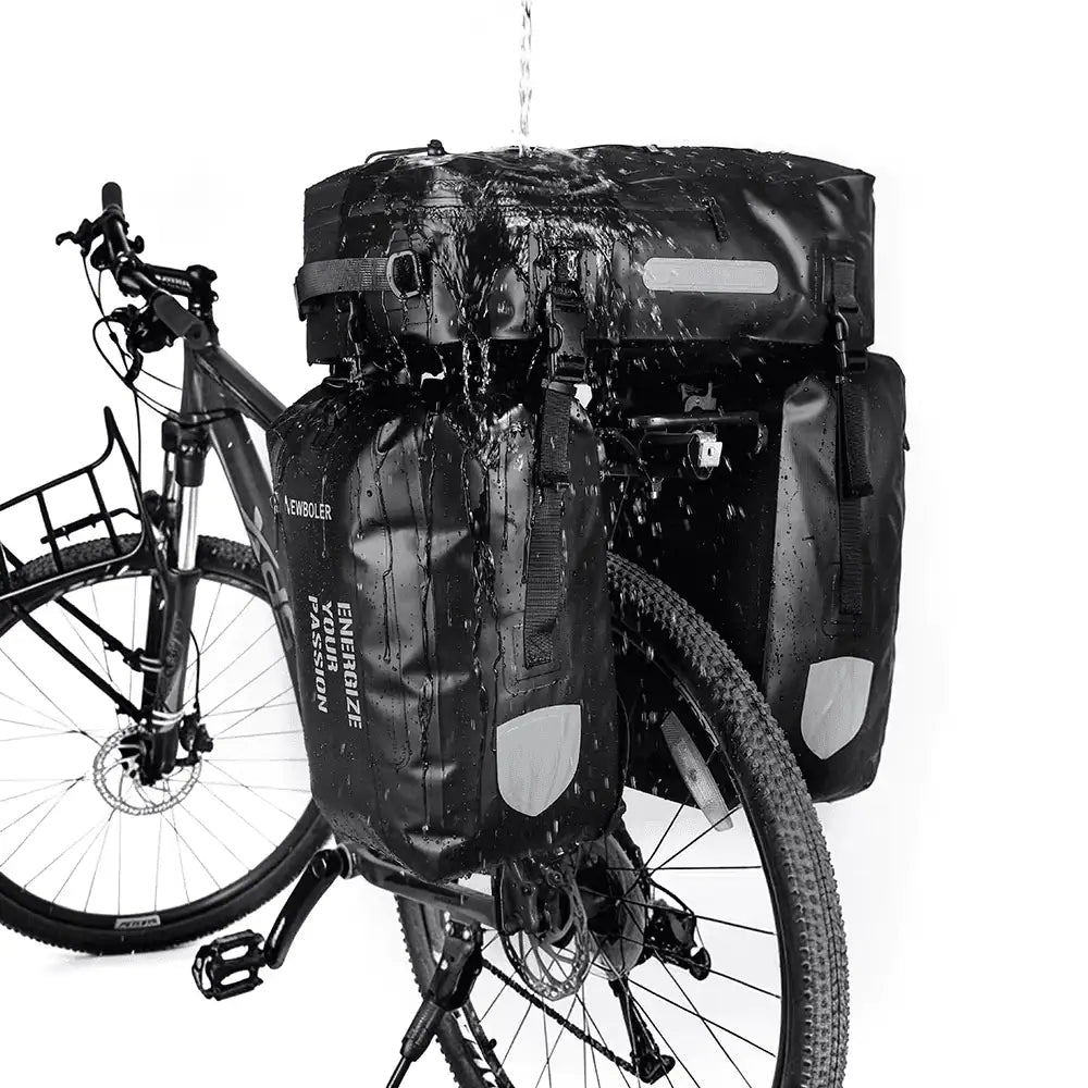 Sacoche vélo porte bagage 3 en 1