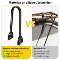 Sacoche vélo porte-bagages support 10L noir