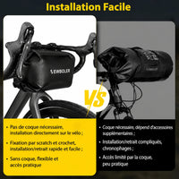NEWBOLER NEW 7L Bike Front Tube Bag Waterproof Bicycle Handlebar Basket Pack Cycling Front Frame Pannier Bicycle Accessories