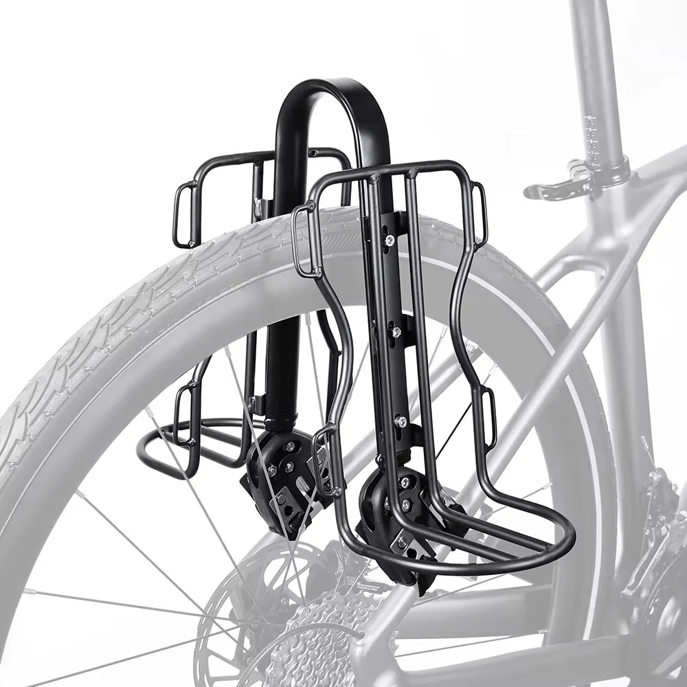 Sacoche vélo porte-bagages support 10L noir