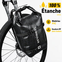 Sacoche vélo porte-bagages support 10L noir