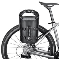 Sacoche vélo porte-bagages support 10L noir