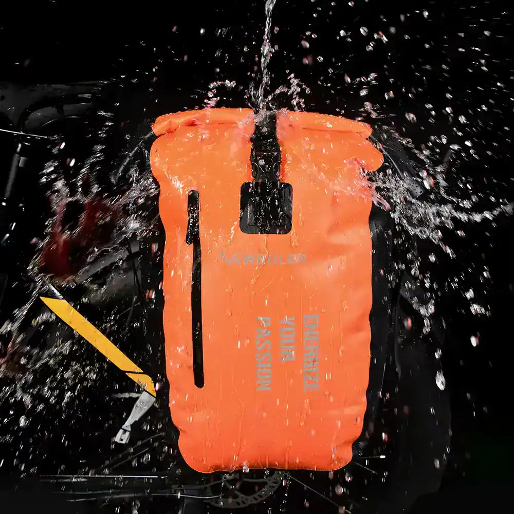Sacoche double vélo porte-bagage imperméable 27L