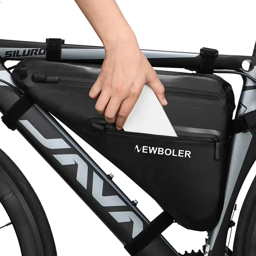 Sacoche Triangle Cadre Vélo Imperméable 10L
