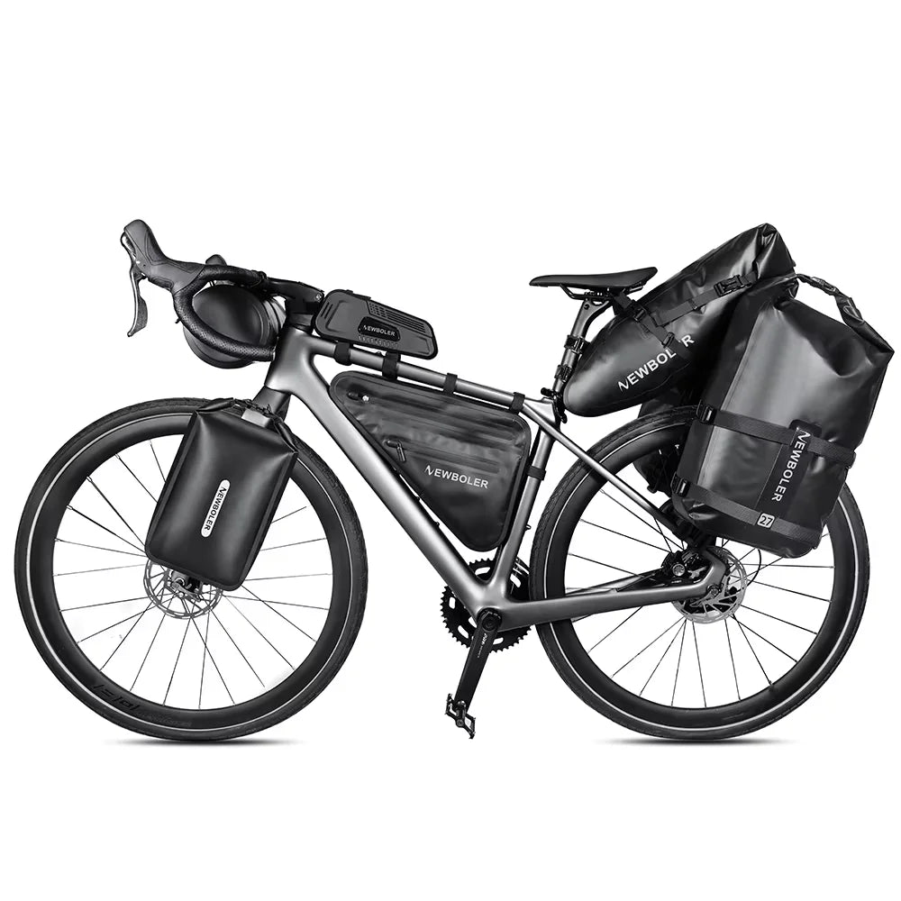 Porte-Bagage Vélo Universel Réglable Avant/Arrière Aluminium