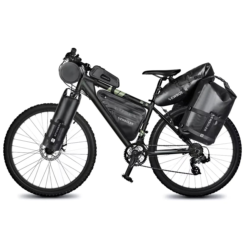 Porte-Bagage Vélo Universel Réglable Avant/Arrière Aluminium