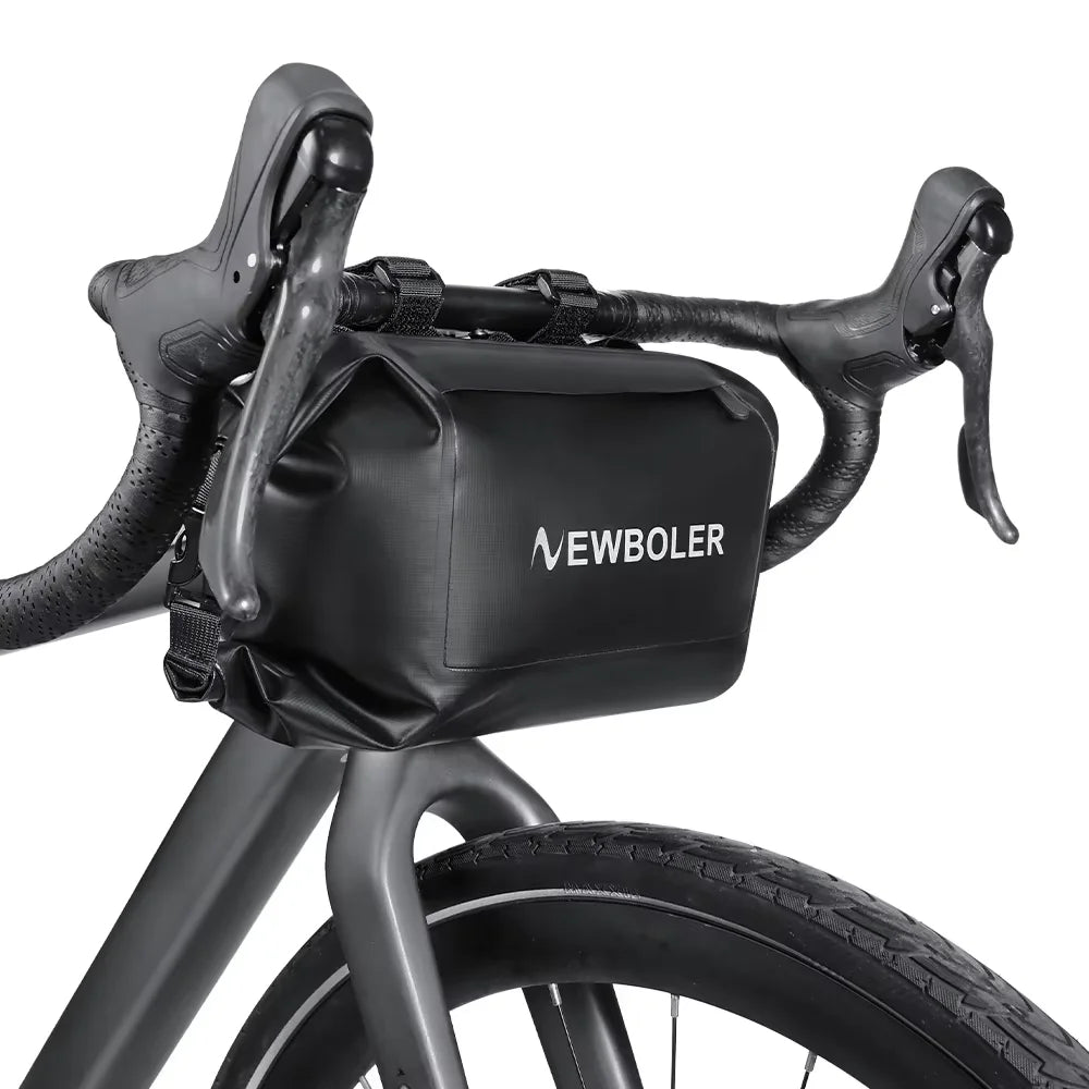 NEWBOLER NEW 7L Bike Front Tube Bag Waterproof Bicycle Handlebar Basket Pack Cycling Front Frame Pannier Bicycle Accessories