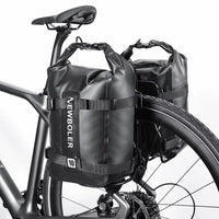 Sacoche vélo porte-bagages support 10L noir