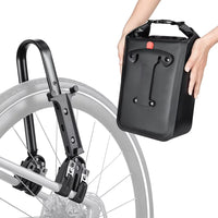 Porte-Bagage Vélo Universel Réglable Avant/Arrière Aluminium
