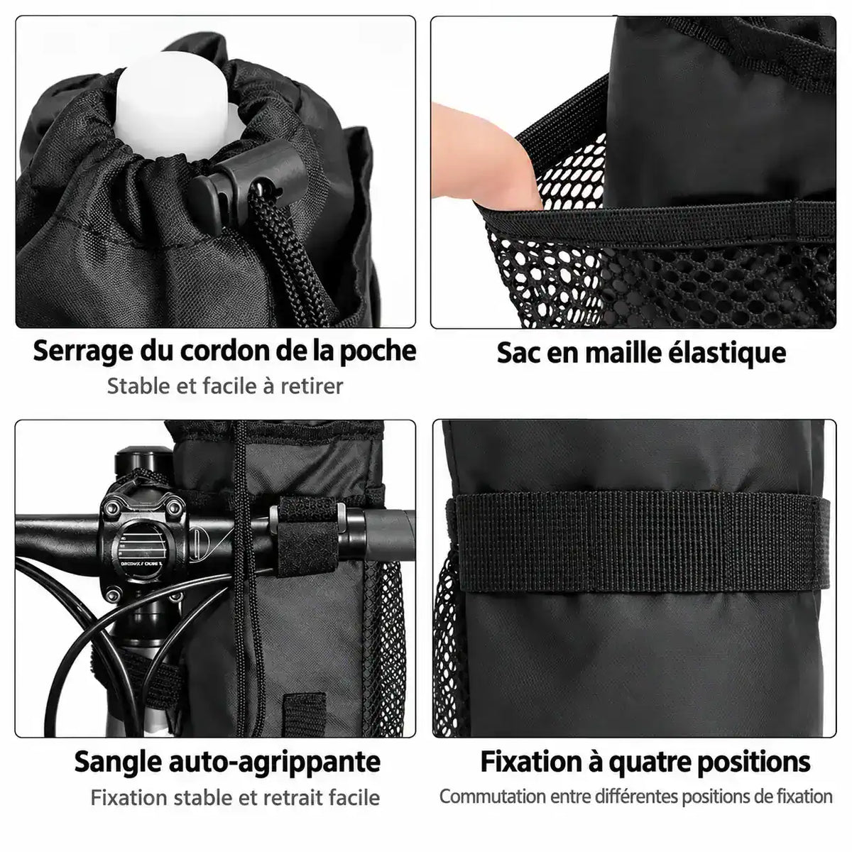 Sacoche isotherme pour guidon de vélo