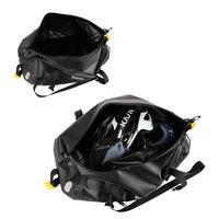 Intérieur spacieux de la sacoche de porte-bagages vélo étanche 20 L