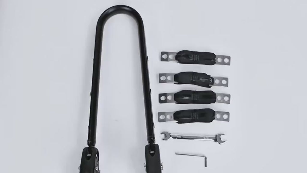Sacoche vélo porte-bagages support 10L noir