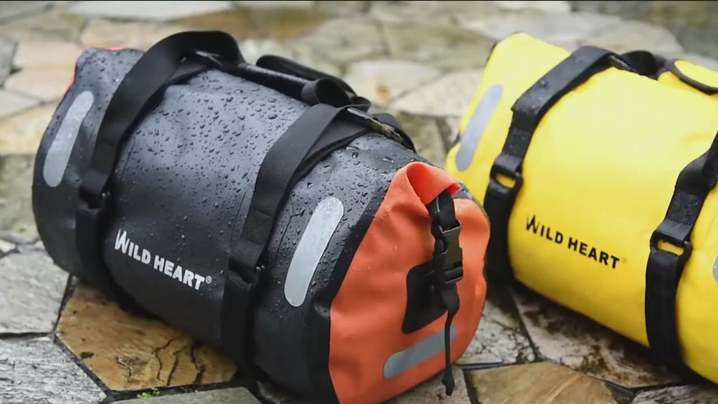 Sacoche vélo étanche porte-bagage arrière 18L