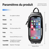 Tableau des paramètres produit : nom, modèle, couleur, matériau, poids et dimensions