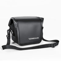 Sacoche de guidon vélo Newboler noire avec bandoulière réglable