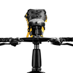 Sacoche de selle vélo 10L imperméable jaune et noire