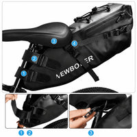 Sacoche de selle vélo étanche avec système de fixations