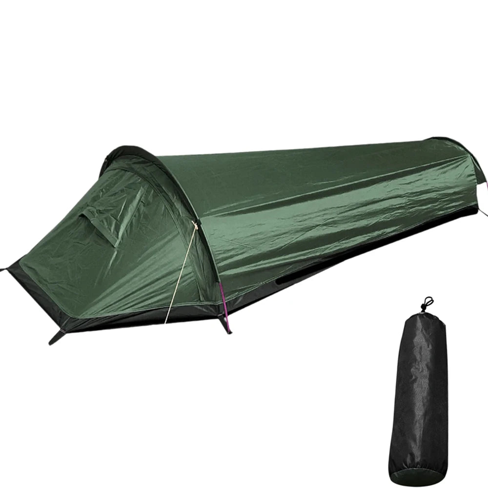 Tente de bivouac vélo ultralégère 1 place 830 g pour bikepacking